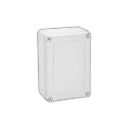 Vynckier Enclosure Systems Screws Electrical Enclosures, 7 in H, 4.02 in D, 5.03 in W, NEMA 4X, Polyester VM754